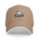 Black Baseball Cap With Sailor Cat Nautical Tattoo Art Print