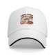 Black Baseball Cap With Cute Bagel Themed Hamster Art