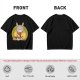 Totoro in Yellow Cardigan with Catbus Graphic T-Shirt