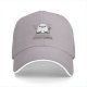 Black baseball cap with cute smiling ghost graphic