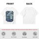 Olive T-Shirt Featuring Princess Mononoke Wolf Artwork