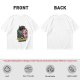 Olive green graphic t-shirt with 'Let's be Wicked Together' witch design