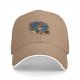Black Baseball Cap With Fantasy Dice Splash Art Design