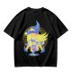 Olive T-Shirt with Dark Magician Girl Anime Graphic Print