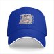 Black baseball cap with pastel handheld gaming and anime character print