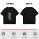 Olive Green T-Shirt with Gothic Witch Themed Text Print