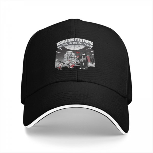 Arkham Festival Welcome to the Bat Parade Graphic Baseball Cap