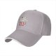 Black baseball cap with cute cat popcorn bucket graphic
