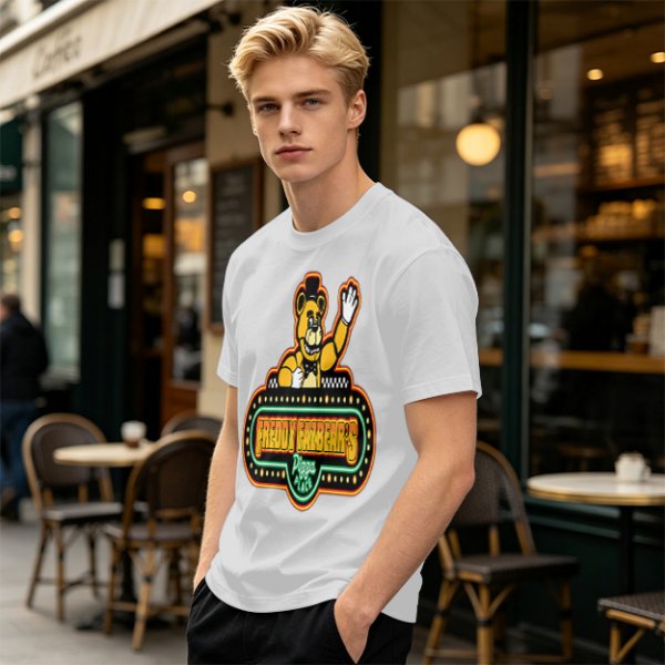 Freddy Fazbear's Pizza Place Graphic Olive T-Shirt