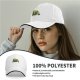 Black Baseball Cap With Cute Running Avocado Graphic