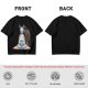 Olive T-Shirt With Meditating Llama Rainbow Graphic