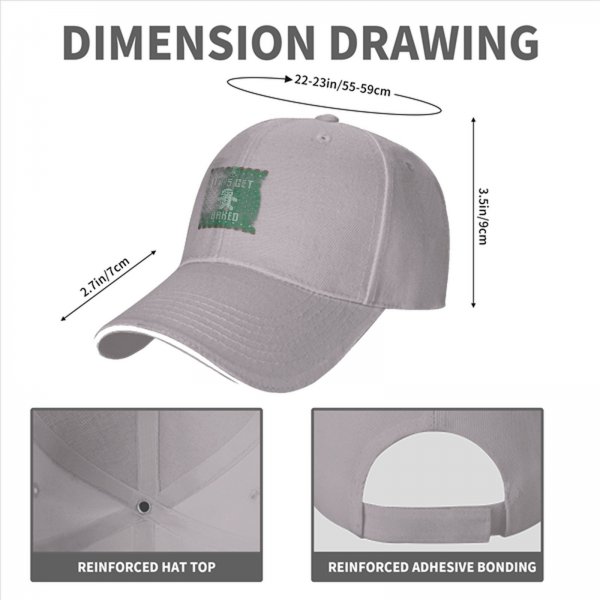 Black Baseball Cap With 'Let's Get Baked' Gingerbread Christmas Print