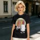 Olive T-Shirt With Funny Sushi Laundry Rack Graphic