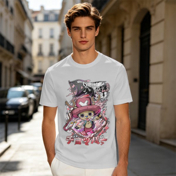 Olive Anime T-Shirt Featuring Tony Tony Chopper from One Piece