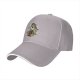 Black Baseball Cap With Colorful Fantasy Art Graphic Print