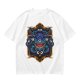 Olive T-Shirt With Fantasy Beholder Monster Graphic Print