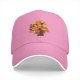Black Baseball Cap with Anime Character Sunset Graphic
