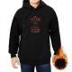 Black hoodie with 'The Sarcasm is Strong with This One' Darth Vader print