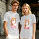Olive Green T-Shirt With Grumpy Cat 'NOPE' Propaganda Print