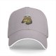 Black Baseball Cap With Cat UFO Abduction Graphic