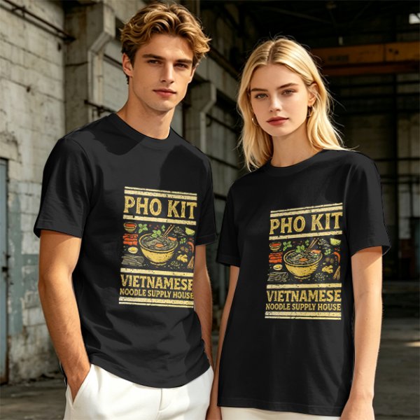 Pho Kit Vietnamese Noodle Supply House Graphic T-Shirt