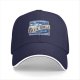 Black Baseball Cap with Blue Shell Brewing Co Mushroom White IPA Print