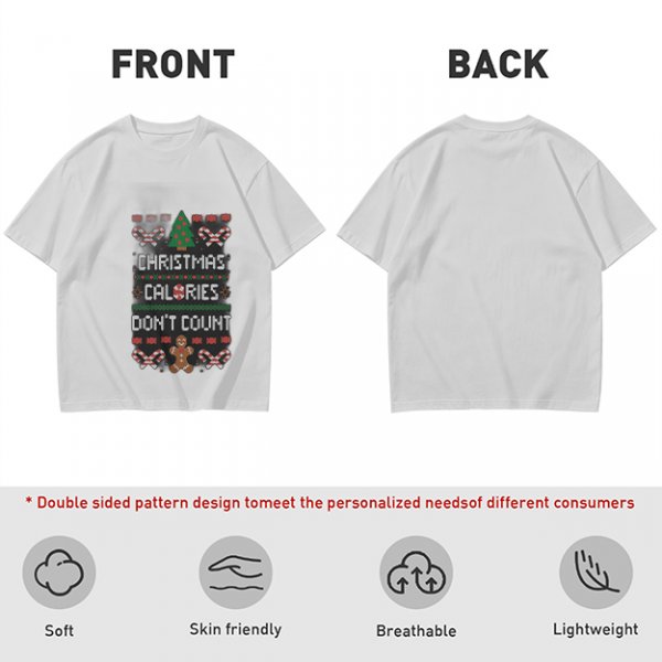 Christmas Calories Don't Count Ugly Christmas T-Shirt