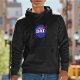 Best Dad In The Galaxy Graphic Black Hoodie