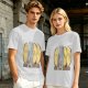 Olive T-Shirt With Funny Taco Characters Around A Campfire