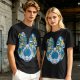 Chrono Trigger Characters and Pod Graphic Olive T-Shirt