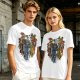 Olive T-Shirt With Cute How To Train Your Dragon Character Print