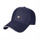 Black Baseball Cap With Stacked Coffee Cups Graphic