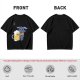 Olive T-Shirt With Cute Blue Goat Holding Foamy Beer Mug Print