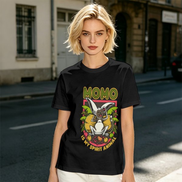 Momo Is My Spirit Animal Graphic T-Shirt