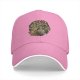 Black Baseball Cap With Detailed Fantasy Monster Art Print