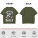 Olive Soccer Graphic T-Shirt with 'Born To Kick Balls' Print