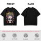Olive T-Shirt with Day of the Dead Sugar Skull and Taco Food Art