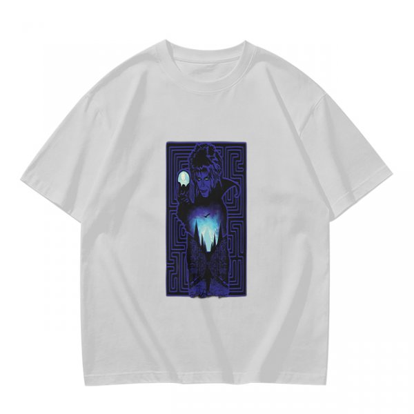 Olive T-Shirt With Mystical Maze Sorcerer Graphic Print