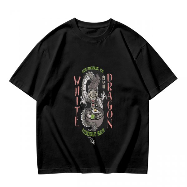 White Dragon Noodle Bar Los Angeles CA Graphic T-Shirt