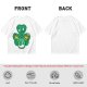 Olive Green T-Shirt With Studio Ghibli Clover Graphic Print