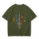 Magic The Gathering Five Mana Symbols Graphic T-Shirt