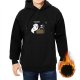 Black hoodie with ghost and grim reaper 'speak to manager' graphic
