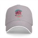 Black Baseball Cap With Cherry Surf Dessert Graphic Print