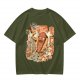 Giant Hot Dog Monster Destroying City Graphic T-Shirt