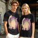 Olive T-Shirt with Cute Brontosaurus Taco Dinosaur Graphic