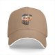 Black Baseball Cap With Melting Skull Creepy Graphic