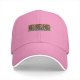 Black baseball cap with three panel monkey character print