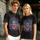 Olive T-Shirt With Dungeons & Dragons Beholder Monster Print