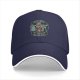 Black Baseball Cap With Wizard Force Fantasy Graphic Print