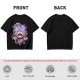 Olive T-shirt with Joyboy Gear 5 Luffy Laughing Anime Print